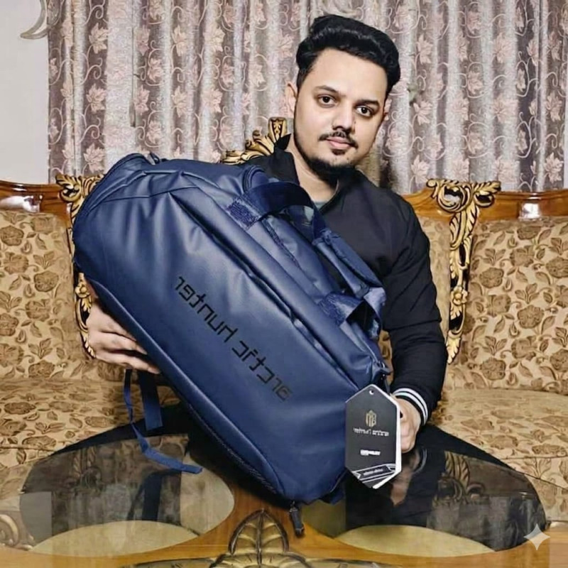 Arctic hunter Travel & Gym Bag Waterproof Blue