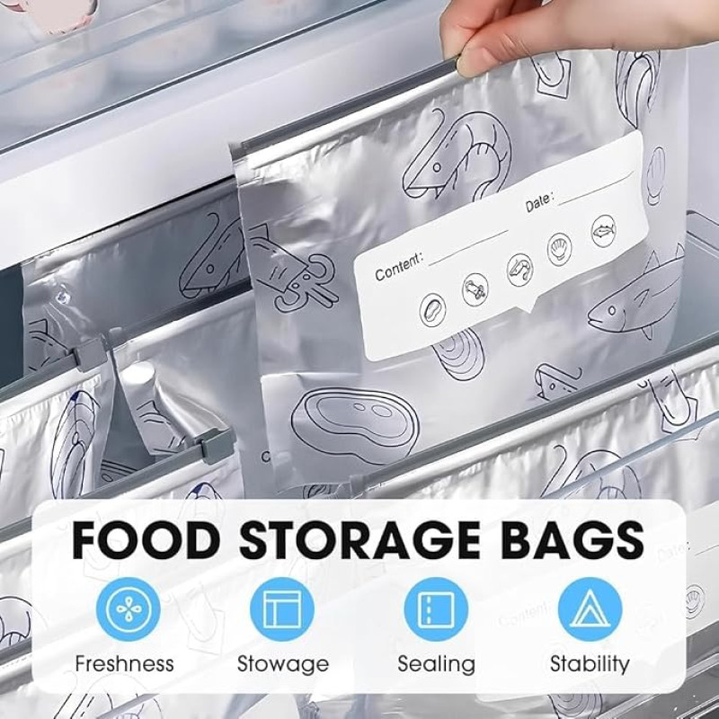 Smart Aluminum Foil Zip Bag 30p + সাথে ডেলিভারি চার্জ ফ্রি